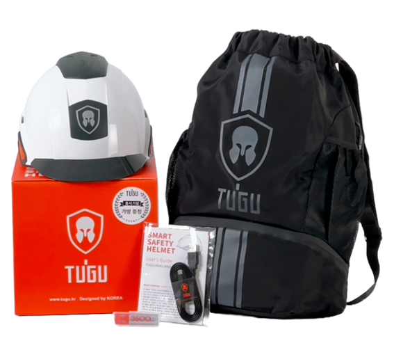 아스가드, 일체형 스마트 안전모 ‘TUGU’ 초도 5000대 출고 시작 