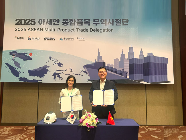 동남아 시장개척단 선정, MOU 체결 협약